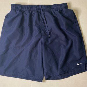 Nike Swimming Trunks Blue Lined Shorts XL